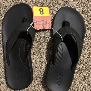 Flojos Classic Black Sandals